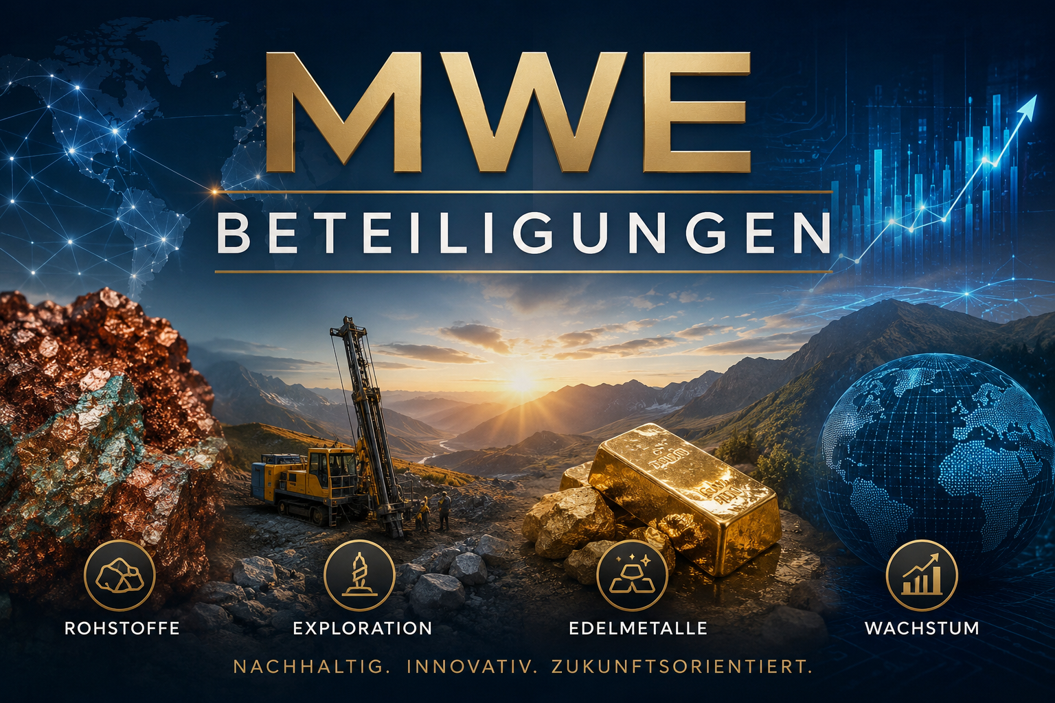 MWE BETEILIGUNGEN AUSGEBAUT: ROHSTOFFE, TECHNOLOGIE & WACHSTUM IM FOKUS